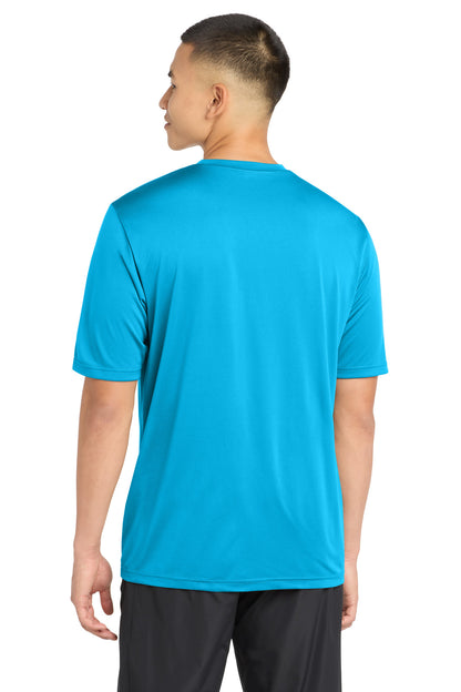 Atomic Blue Sport-Tek PosiCharge Tough Tee . ST320 plain