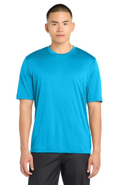 Atomic Blue Sport-Tek PosiCharge Tough Tee . ST320 plain