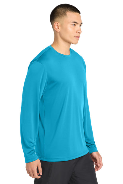 Atomic Blue Sport-Tek Tall Long Sleeve PosiCharge Competitor Tee. TST350LS plain