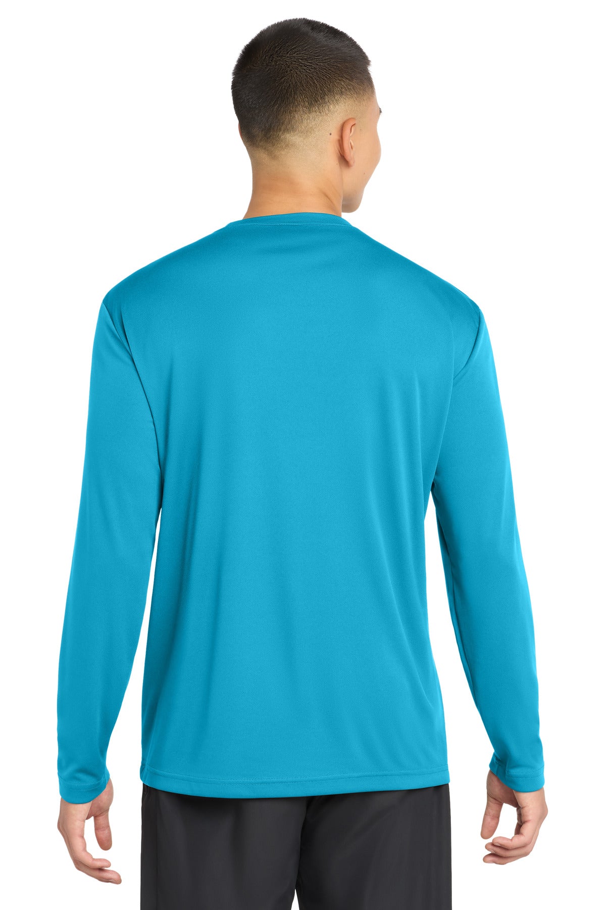 Atomic Blue Sport-Tek Tall Long Sleeve PosiCharge Competitor Tee. TST350LS plain