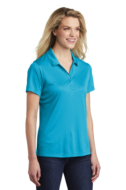 Atomic Blue Sport-Tek Women's PosiCharge Competitor Polo. LST550 plain