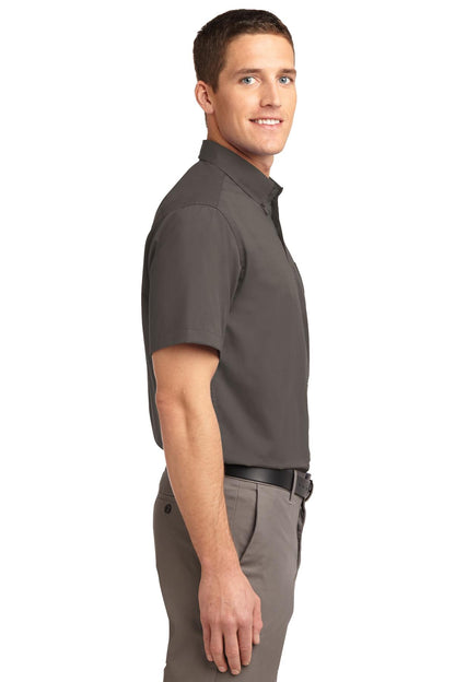 Bark Port Authority Short Sleeve Easy Care Shirt. S508 plain