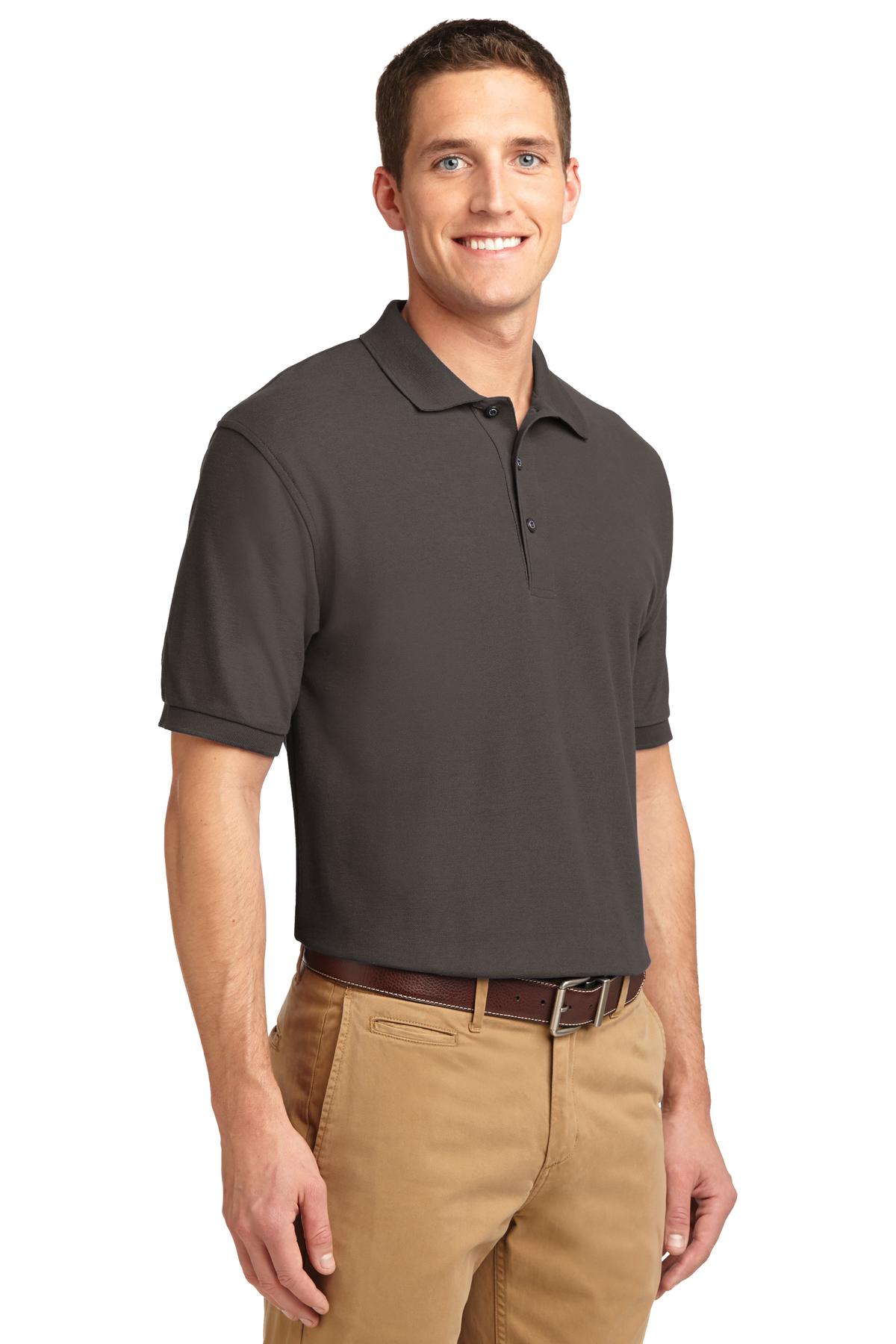 Bark Port Authority Silk Touch Polo K500 plain