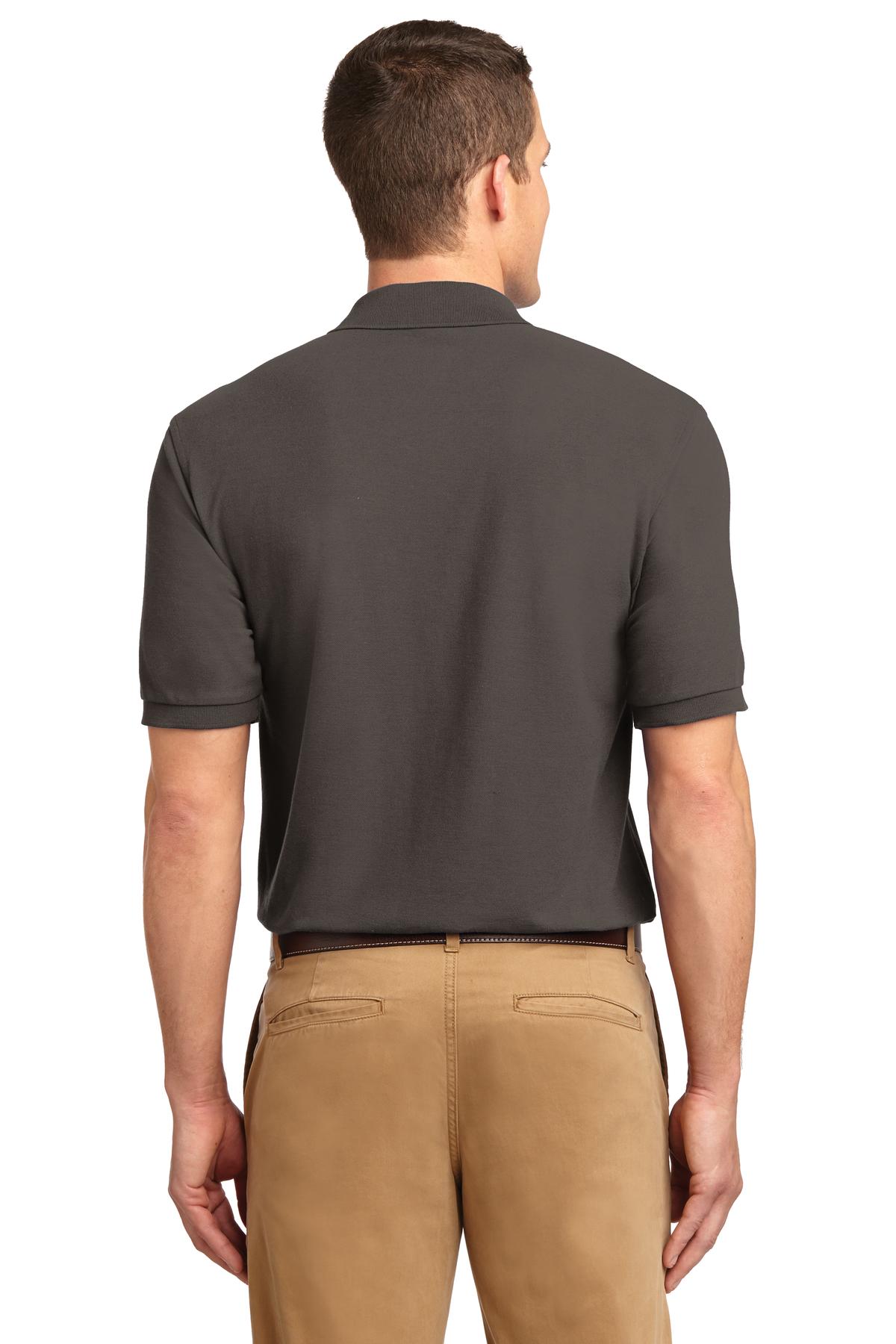 Bark Port Authority Silk Touch Polo K500 plain