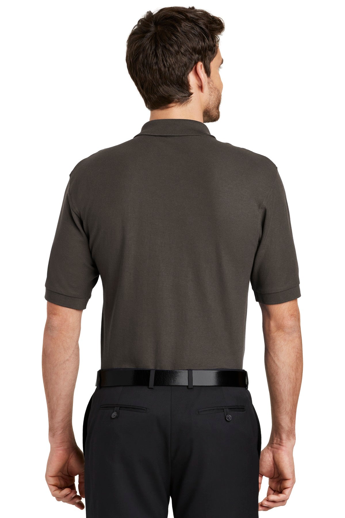 Bark Port Authority Silk Touch Polo K500 plain