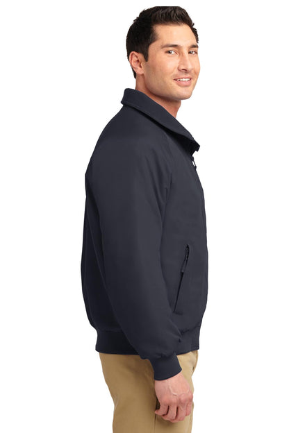 Batlshp Grey Port Authority Charger Jacket. J328 plain