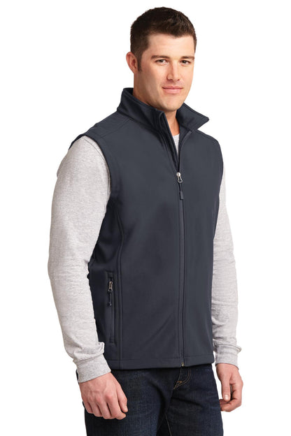 Batlshp Grey Port Authority Core Soft Shell Vest. J325 plain