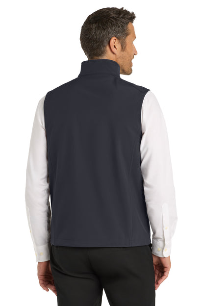Batlshp Grey Port Authority Core Soft Shell Vest. J325 plain