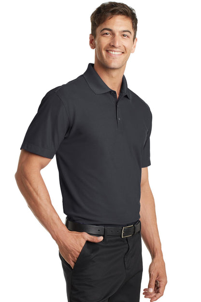 Battleship Gry Port Authority Dry Zone Grid Polo. K572 plain