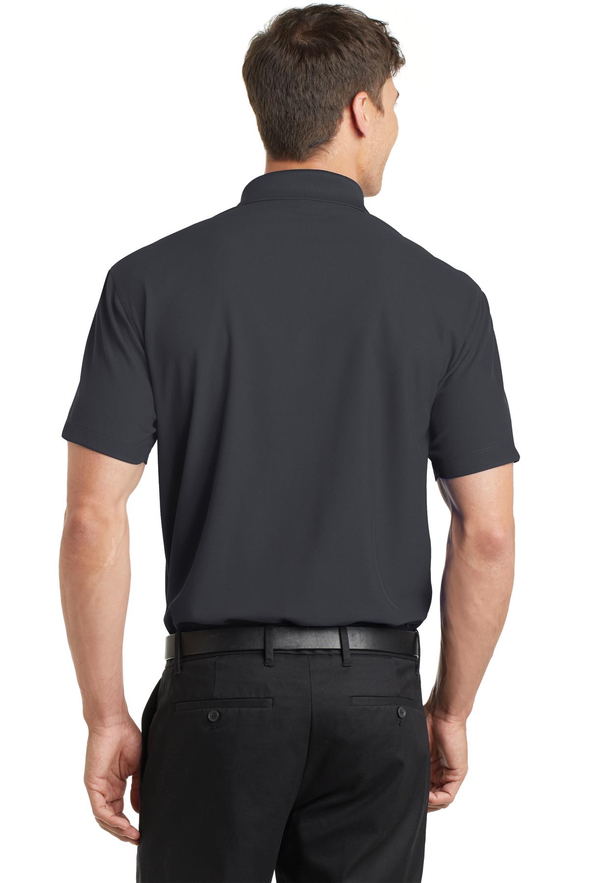 Battleship Gry Port Authority Dry Zone Grid Polo. K572 plain