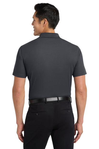Battleship Gry Port Authority Dry Zone Grid Polo. K572 plain