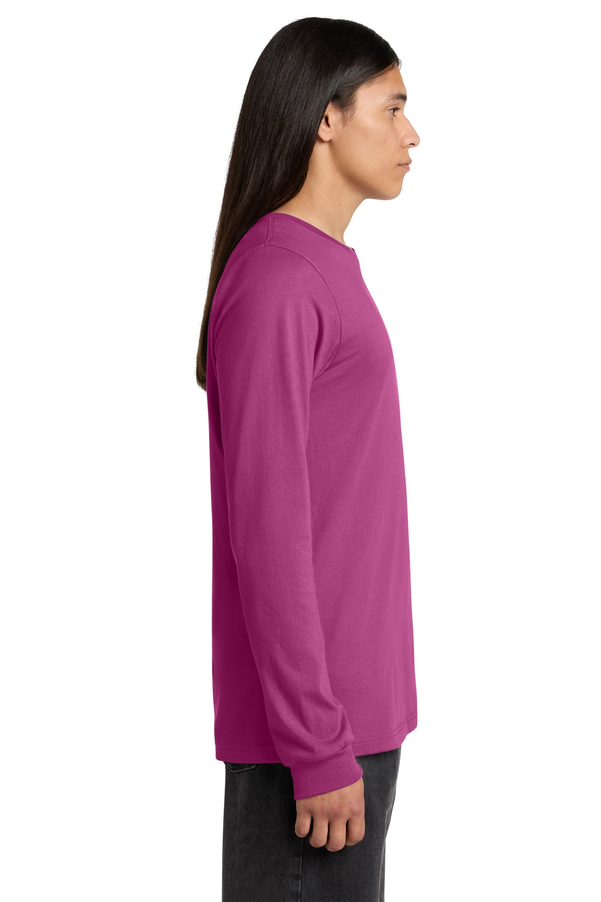 Berry BELLA+CANVAS Unisex Jersey Long Sleeve Tee. BC3501 plain