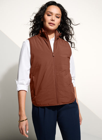 Birch Mercer+Mettle Women's Brookline Quilted Vest MM7223 plain
