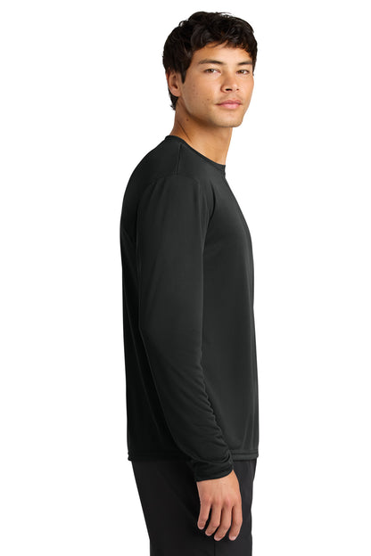 Black A4 Cooling Performance Long Sleeve Tee A4N3165 plain