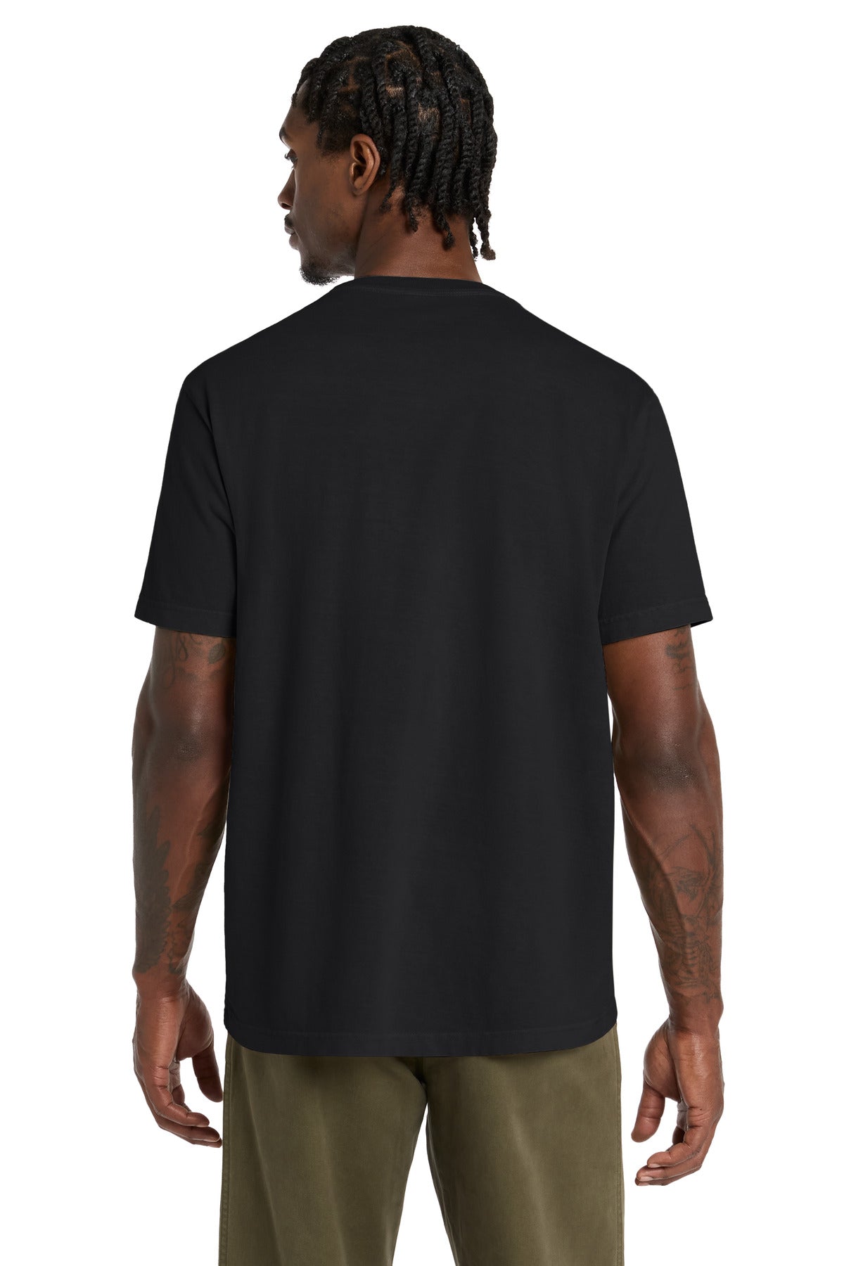Black BELLA+CANVAS Unisex Heavyweight Garment-Dyed Tee BC4810GD plain