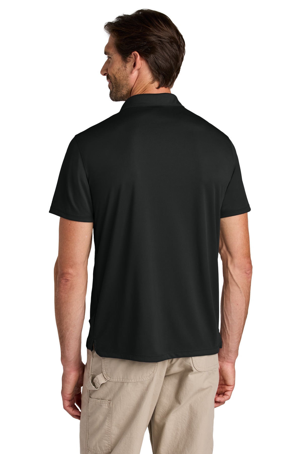 Black Carhartt Force Sun Defender Polo CT106899 plain