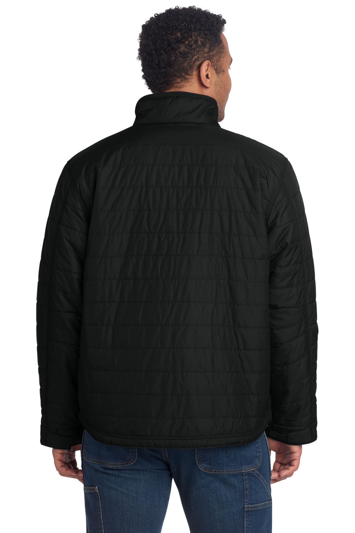 Black Carhartt Gilliam Jacket. CT102208 plain