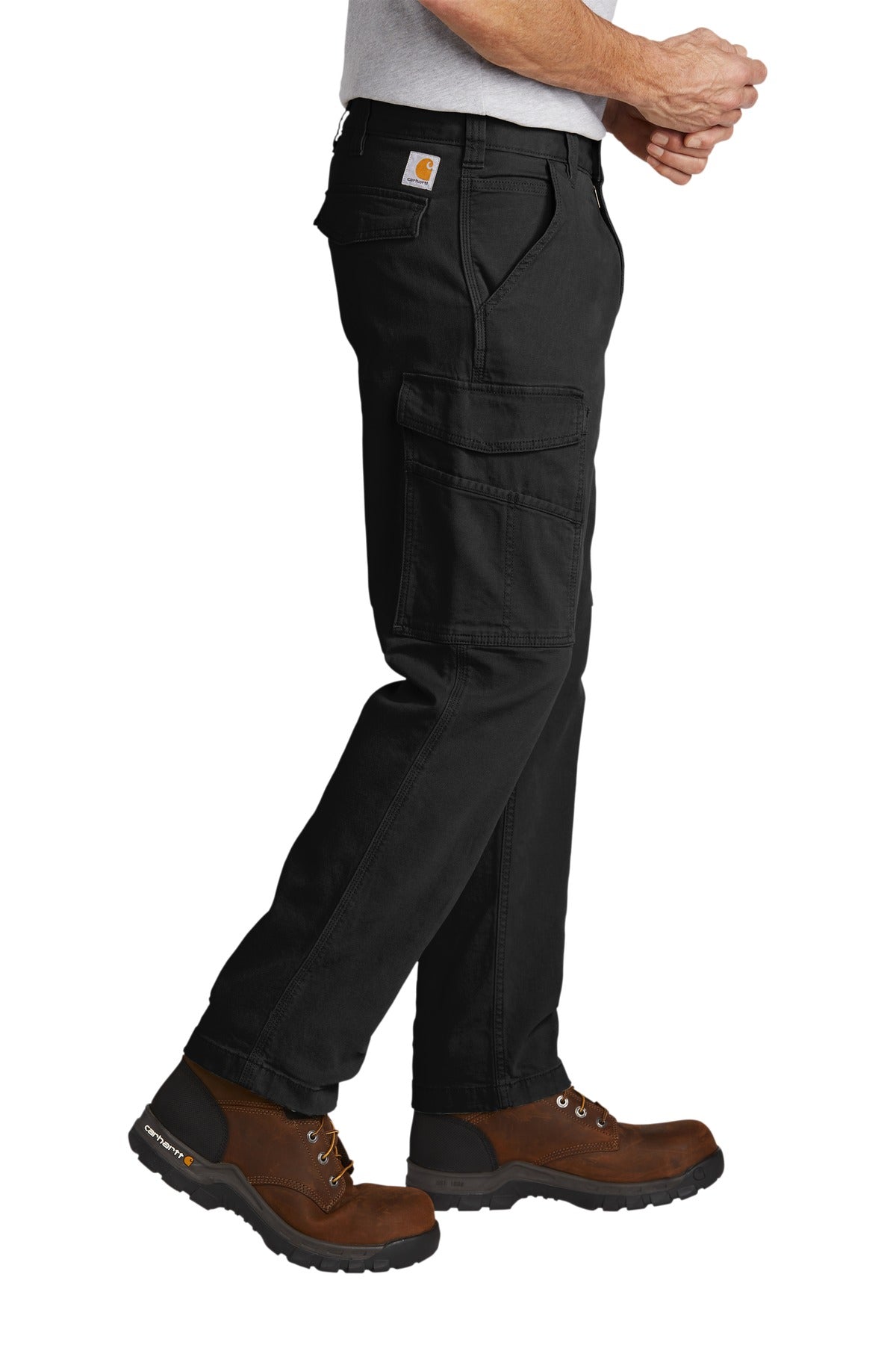 Black Carhartt Rugged Flex Rigby Cargo Pant CT103574 plain