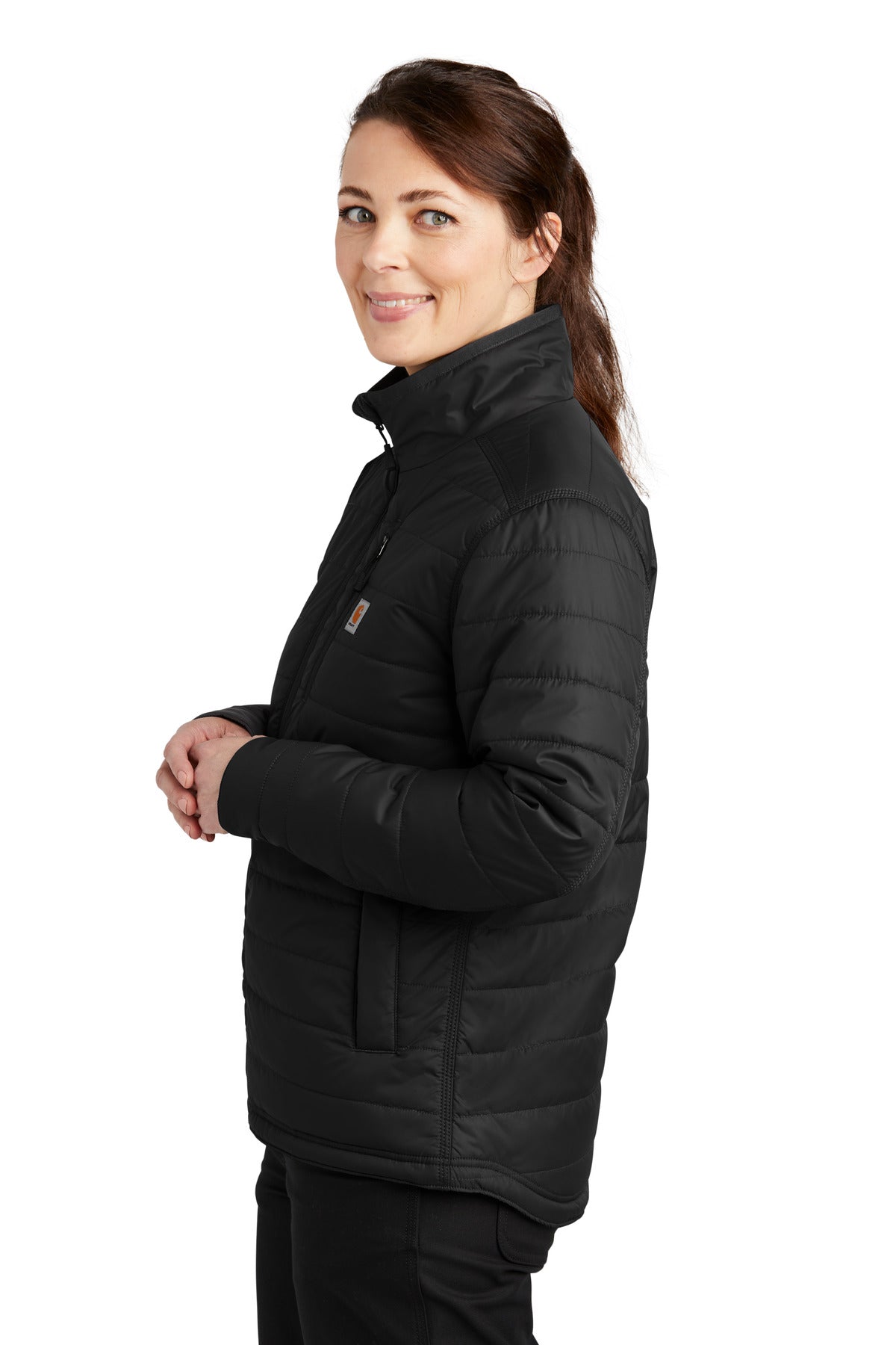 Black Carhartt Women's Gilliam Jacket CT104314 plain