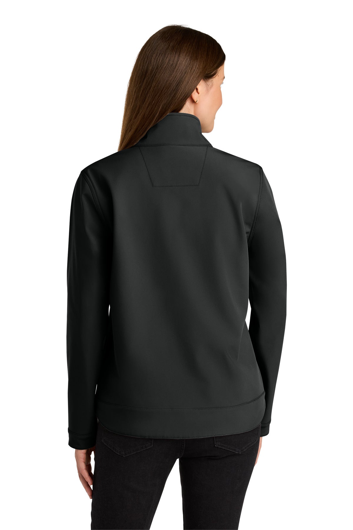 Black Carhartt Women's Rain Defender Soft Shell Jacket CT107115 plain
