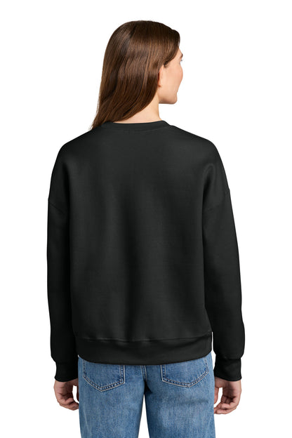 Black Champion Women's Powerblend Crewneck Sweatshirt SL650 plain