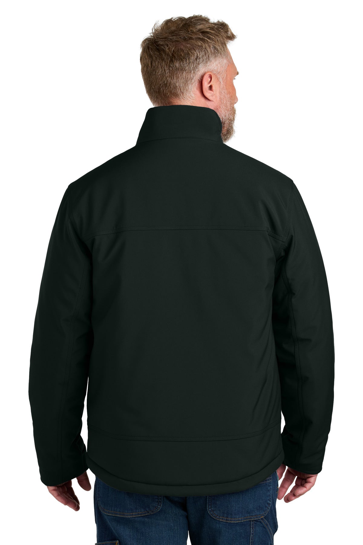 Black CornerStone Insulated Workwear Soft Shell CSJ75 plain