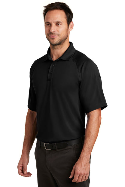 Black CornerStone Select Lightweight Snag-Proof Tactical Polo. CS420 plain