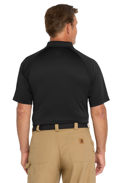 Black CornerStone Tall Select Snag-Proof Tactical Polo. TLCS410 plain