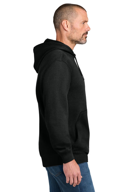 Black CornerStone Tough Fleece Pullover Hoodie CSF630 plain