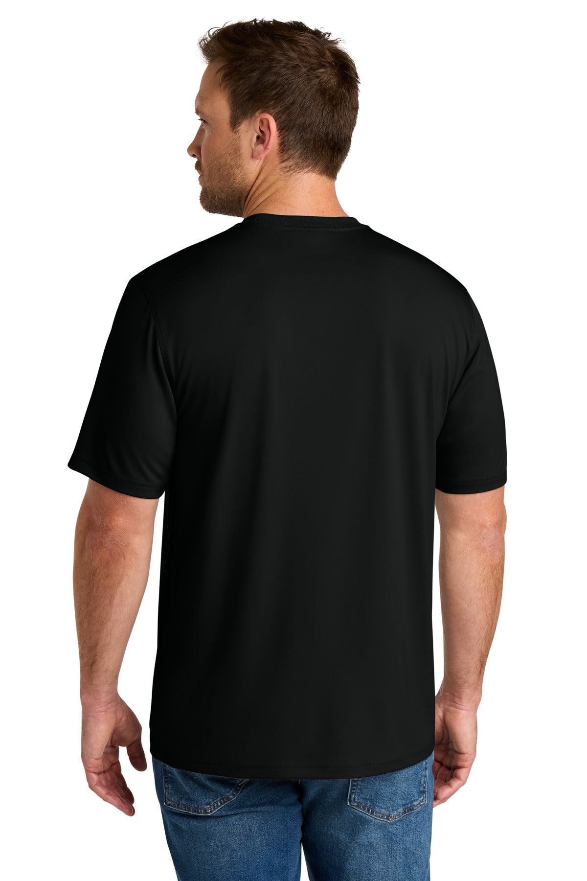 Black CornerStone Workwear Pro Short Sleeve Tee CS440 plain