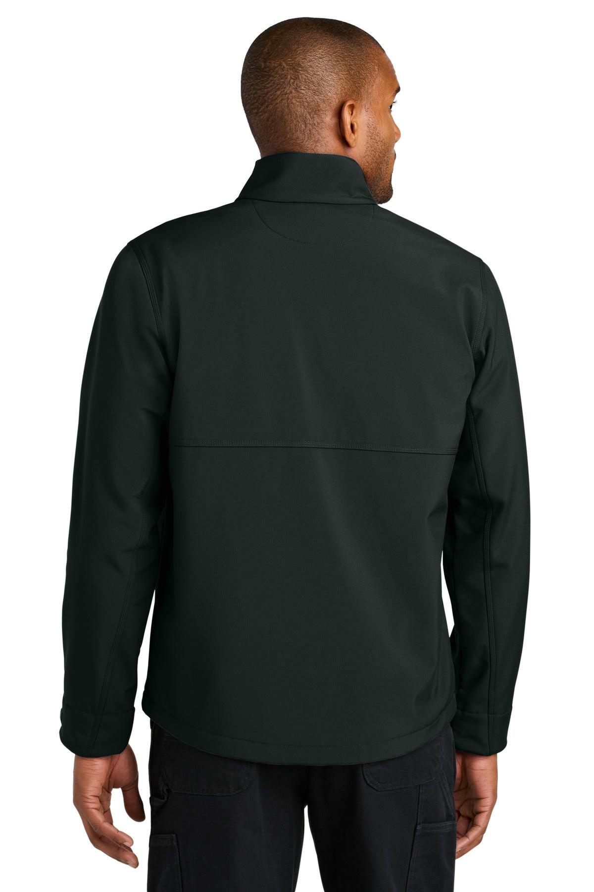 Black CornerStone Workwear Soft Shell CSJ70 plain