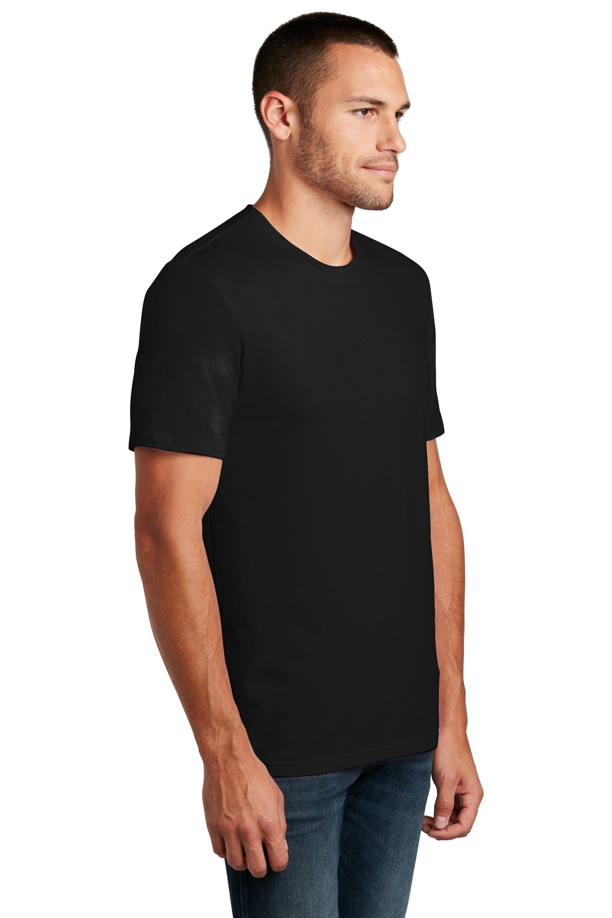 Black District Flex Tee DT7500 plain