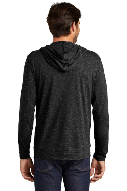 Black District Medal Full-Zip Hoodie. DT565 plain