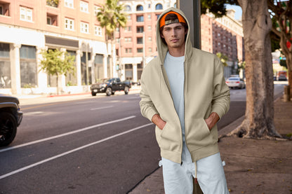 Black District MelloFleece Full-Zip Hoodie DT6702 plain