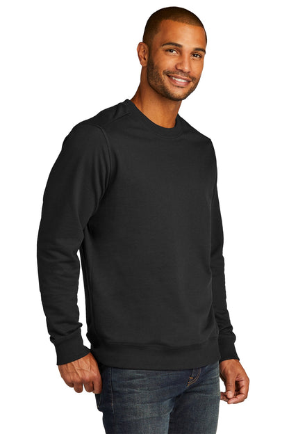 Black District Re-Fleece Crew DT8104 plain