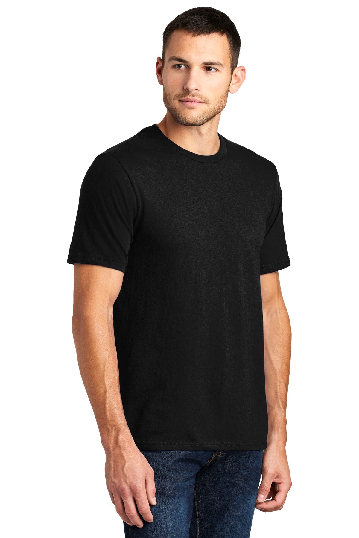 Black District Very Important Tee . DT6000 plain