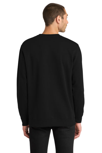Black District V.I.T. Fleece Crew DT6104 plain