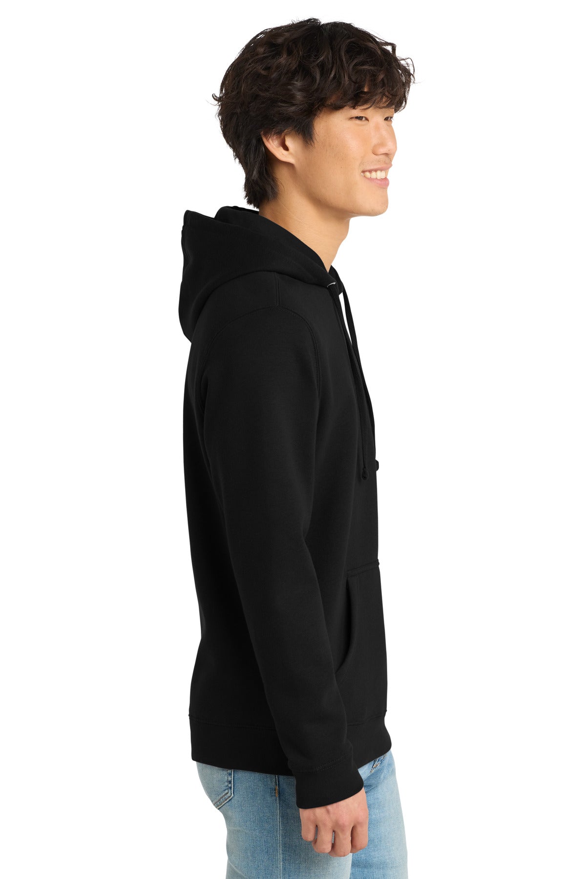 Black District V.I.T. Fleece Hoodie DT6100 plain