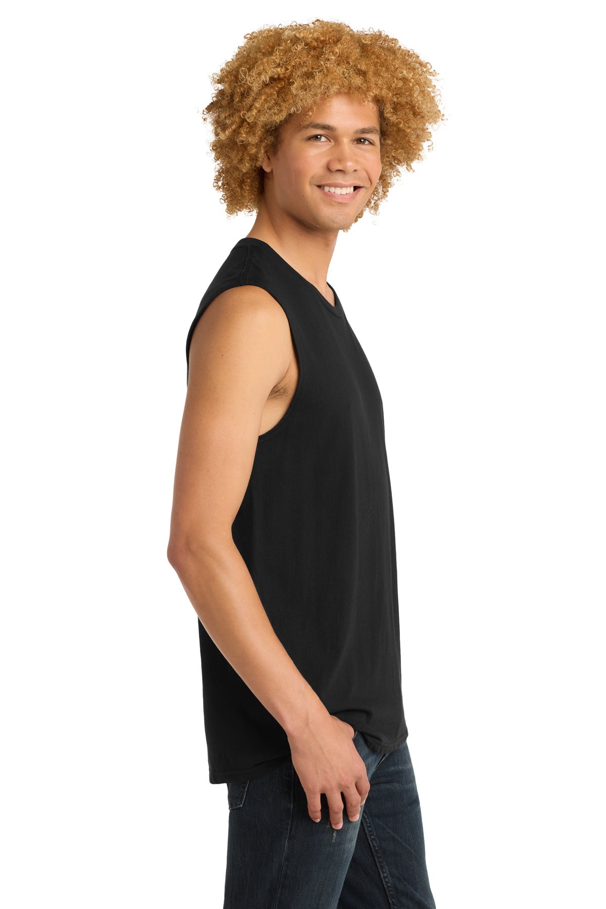 Black District V.I.T Muscle Tank DT6300 plain