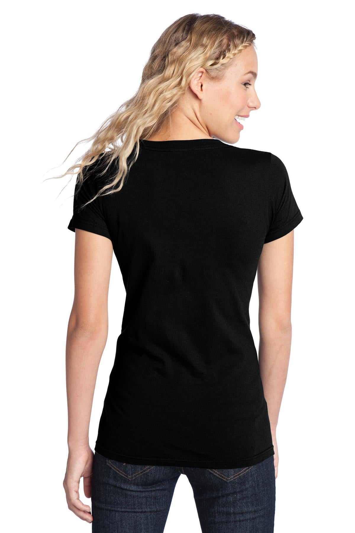 Black District Women's Fitted The Concert Tee DT5001 plain