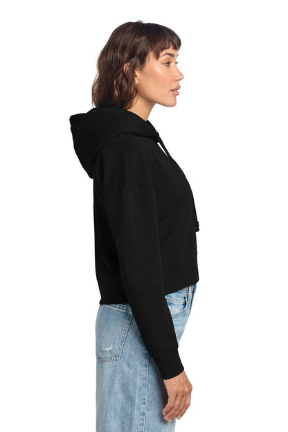 Black District Women's V.I.T. Fleece Hoodie DT6101 plain