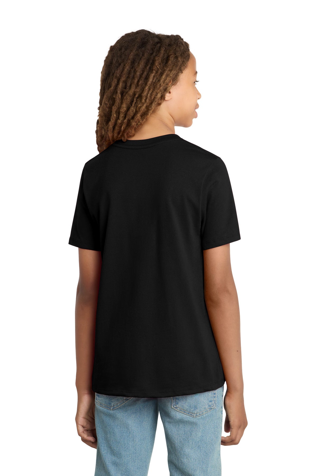 Black District Youth Re-Tee DT8000Y plain