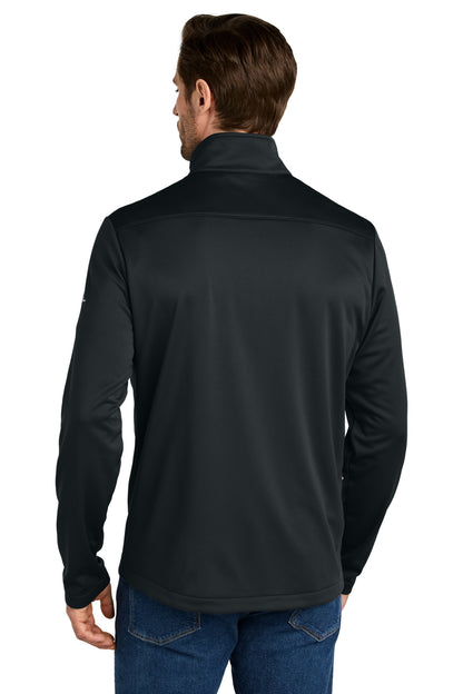 Black Eddie Bauer Smooth Mid Layer Fleece Full-Zip EB2460 plain