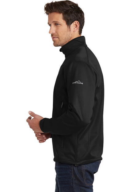 Black Eddie Bauer Weather-Resist Soft Shell Jacket. EB538 plain