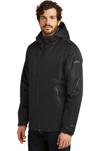 Black Eddie Bauer WeatherEdge Plus 3-in-1 Jacket. EB556 plain