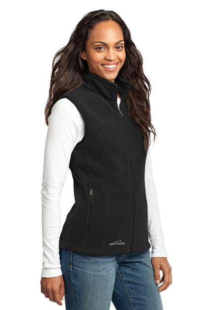 Black Eddie Bauer - Women's Fleece Vest. EB205 plain