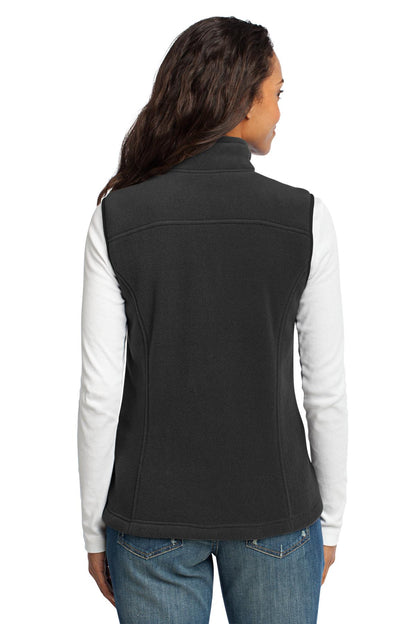 Black Eddie Bauer - Women's Fleece Vest. EB205 plain