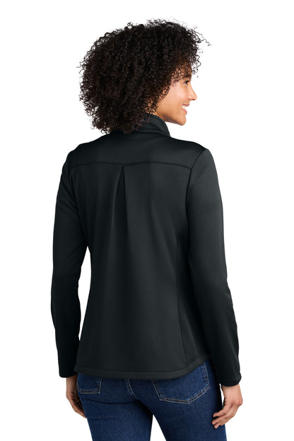 Black Eddie Bauer Women's Smooth Mid Layer Fleece 1/2-Zip EB2370 plain