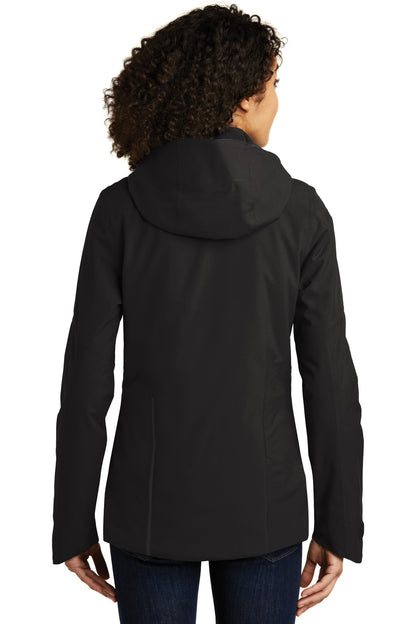 Black Eddie Bauer Women's WeatherEdge Plus Insulated Jacket. EB555 plain