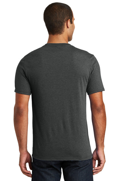 Black Frost District Perfect Tri V-Neck Tee. DT1350 plain
